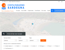 Tablet Screenshot of costaparadisosardegna.com